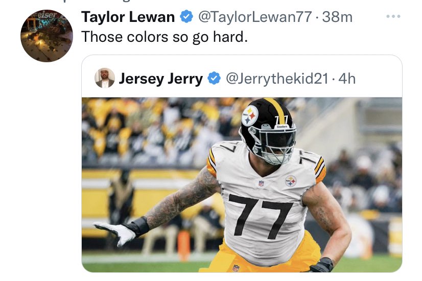 Taylor 2025 lewan jersey